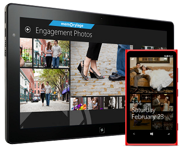 Screenshot on a tablet